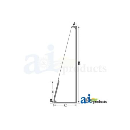 A & I Products Glass; RH Front Windshield 0" x0" x0" A-T230095